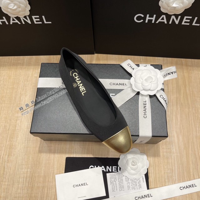 Chanel專櫃經典款女士拼色單鞋 香奈兒頂級版本平跟鞋高跟鞋 dx2591
